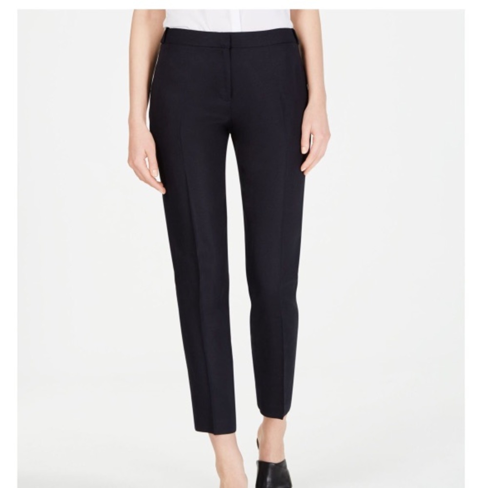 CALVIN KLEIN Linen Navy Pants, NWT B8